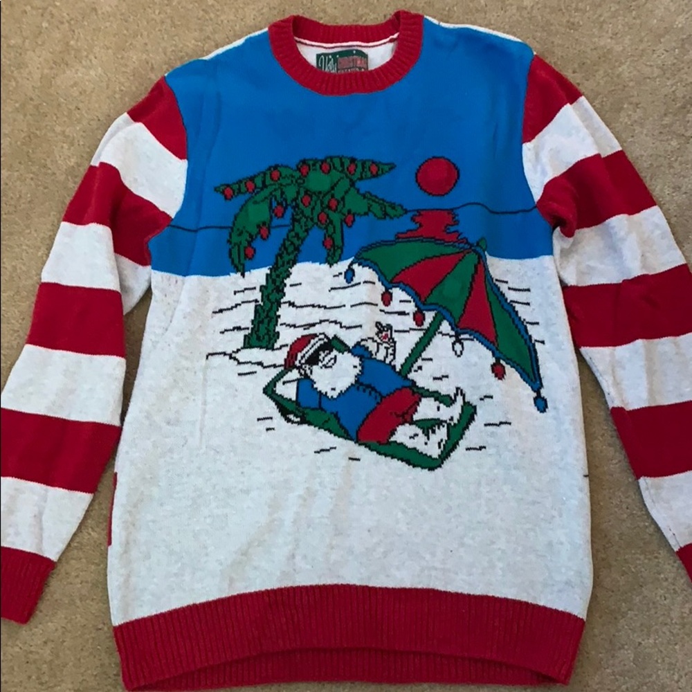 Light up ugly Christmas sweater
